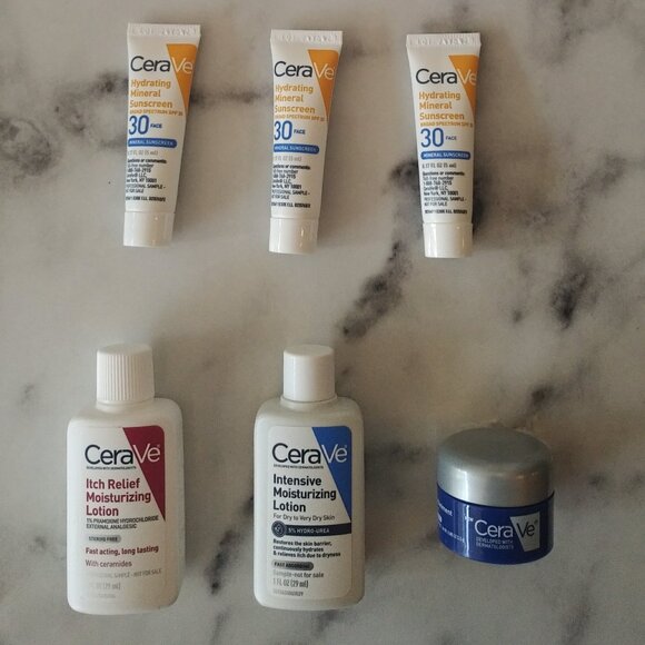 20-piece CeraVe Travel Mini Set - Cleanser, Moisturizer, SPF, and treatment - Picture 2 of 2